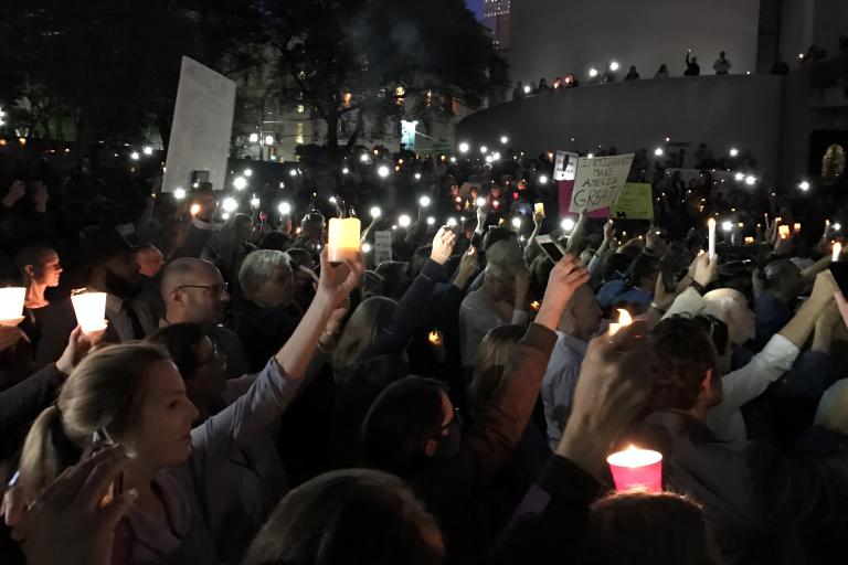 Vigil for Refugees - Dallas - January 2017