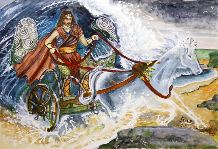 Devotional Art for Manannán mac Lir | John Beckett