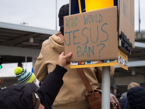 travel ban protest