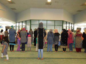 Women's prayer area at Baitur Rahman/Shahina Bashir