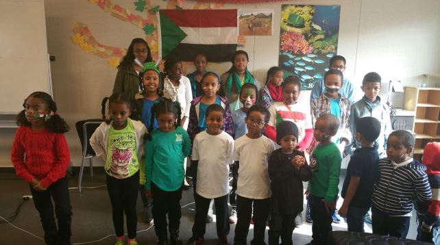 Students at the Sudanese Association of Northern California’s school Credit: Hana Baba