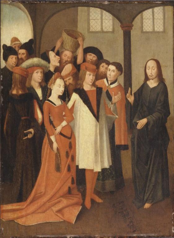 “Christ and the Adulteress”, Hieronymus Bosch follower, via Wikimedia Commons
