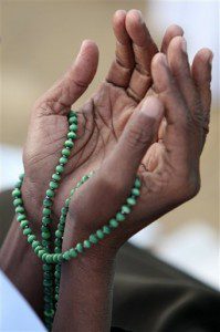 Praying on the plains of Arafat