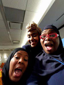 Layla Abdullah-Polous with friends