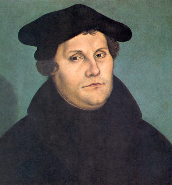 By Lucas Cranach the Elder - This file was derived from: Luther46c.jpg, Retouched version of faithful photographic reproduction, (from source file), Public Domain, https://commons.wikimedia.org/w/index.php?curid=74000573