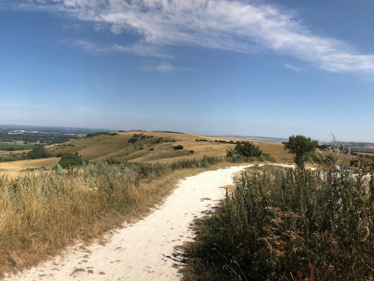 South Downs Way making a detour 