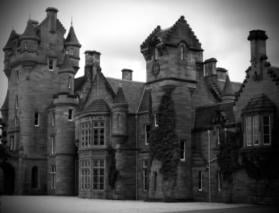 The Traitors castle dark and forbidding