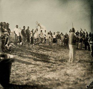 Dakota_Access_Pipeline_-Elder_Addressing_Crowd-