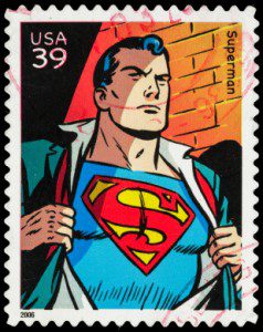 USA Superman postage stamp