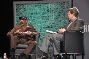 My Interview of Dr. John M. Perkins at The Justice Conference 2012. Photo courtesy of Cornelia Becker Seigneur