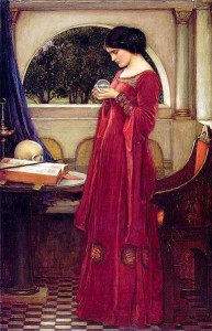 John William Waterhouse - The Crystal Ball