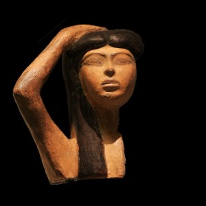 Mourner, thought to represent the goddess Isis mourning Osiris