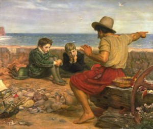 "The Boyhood of Raleigh" by John Everett Millais - Transferred from en.wikipedia; transfer was stated to be made by User:Mattis. Original uploader was Rednblu. Licensed under Public Domain via Commons - https://commons.wikimedia.org/wiki/File:Millais_Boyhood_of_Raleigh.jpg#/media/File:Millais_Boyhood_of_Raleigh.jpg