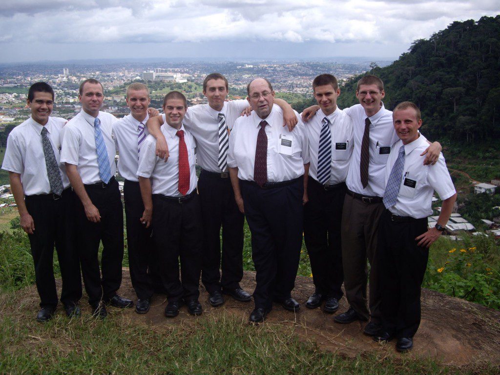 Missionaries at Dedication Hill