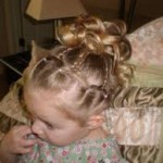 Apostolic girl w/ hair do