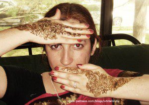 white hindu henna mendhi