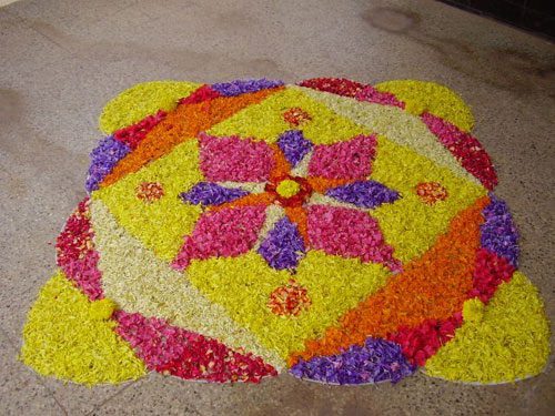 Flower Rangoli Mold: Make Your Own | Ambaa Choate