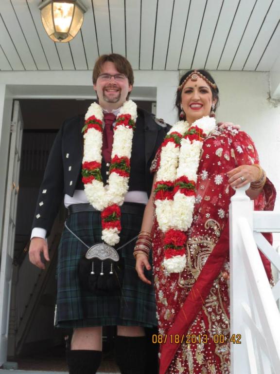 white hindu wedding