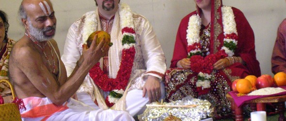 white hindu wedding