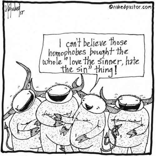 love the sinner hate the sin cartoon drawing by nakedpastor david hayward