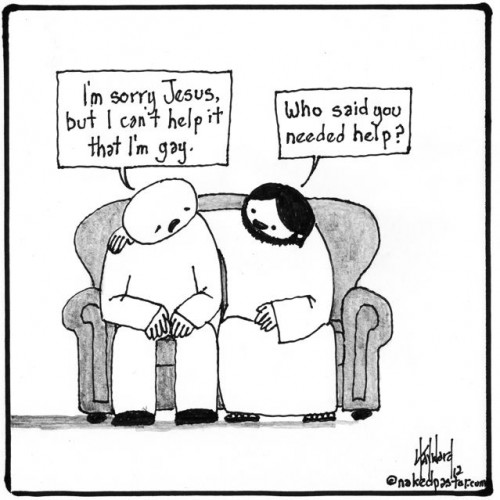 who needs help gay cartoon by nakedpastor david hayward