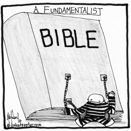 a fundamentalist cartoon by nakedpastor david hayward
