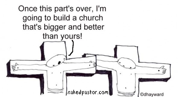 competition after the cross cartoon by nakedpastor david hayward