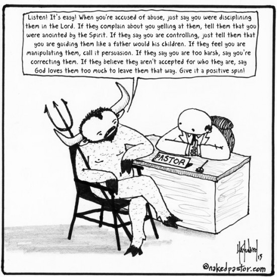 positive spin cartoon by nakedpastor david hayward