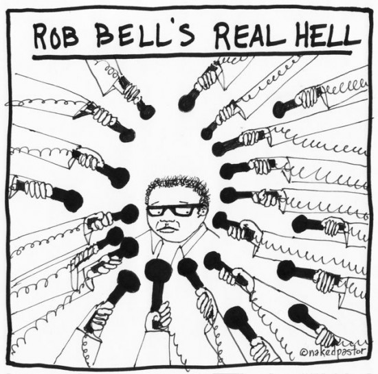 rob bell's hell cartoon by nakedpastor david hayward