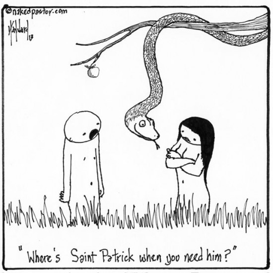 saint patrick's day cartoon by nakedpastor david hayward