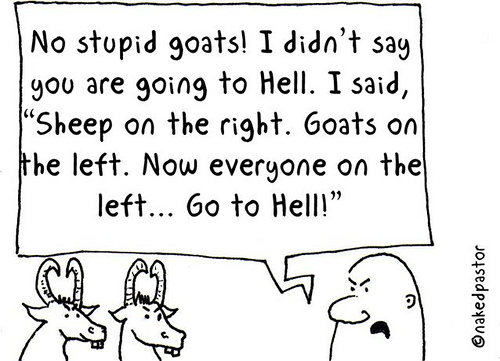 sheep and goats cartoon by nakedpastor david hayward