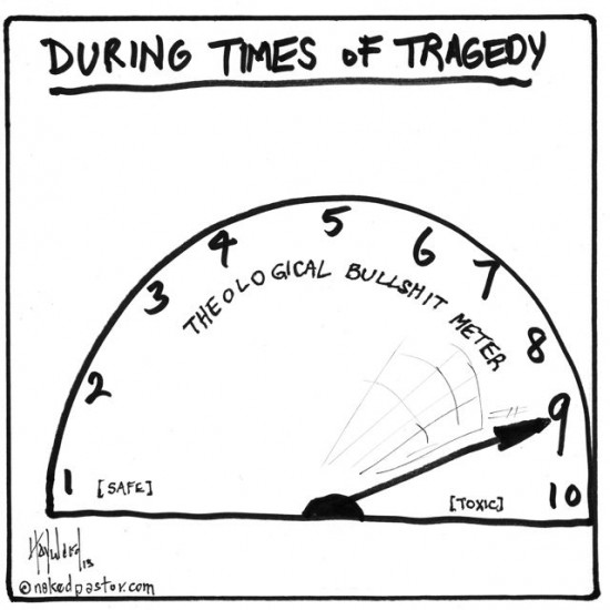 bullshit meter cartoon by nakedpastor david hayward