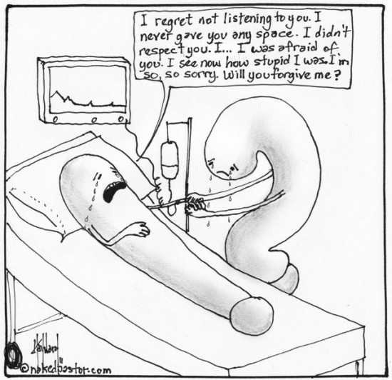 death bed confession cartoon by nakedpastor david hayward