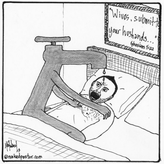 mark driscoll and drippy faucet wives cartoon by nakedpastor david hayward