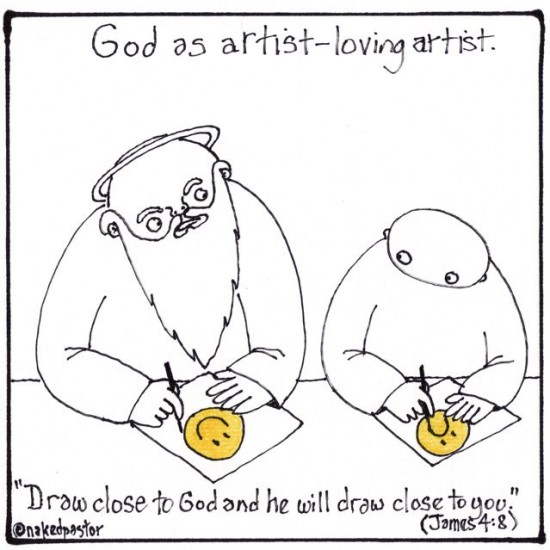 draw near to god and he will draw near to you cartoon by nakedpastor david hayward