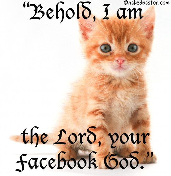facebook god kitten cartoon by nakedpastor david hayward