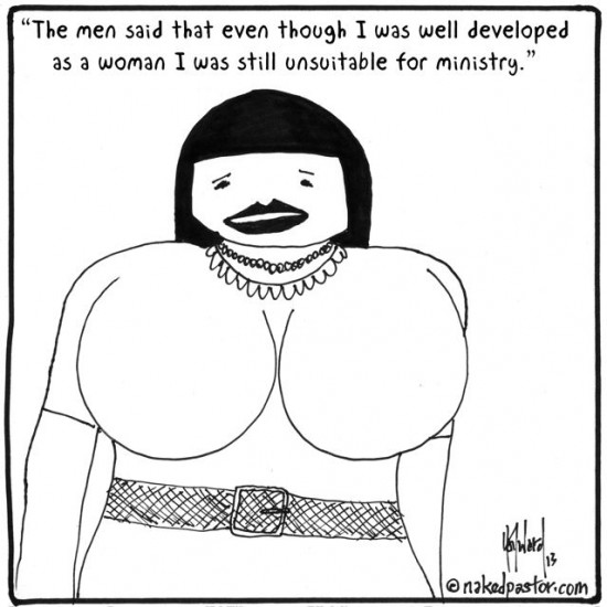 well developed woman cartoon by nakedpastor david hayward