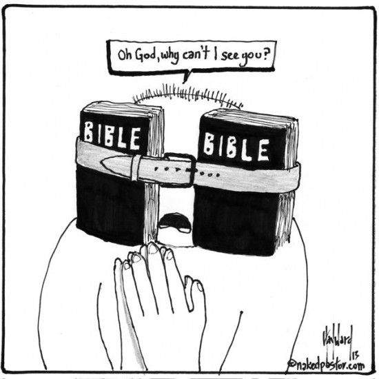 bible blindness cartoon by nakedpastor david hayward