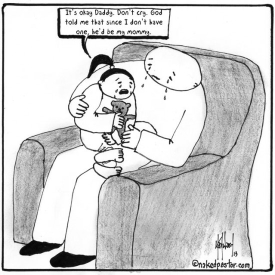 god as mother cartoon by nakedpastor david hayward