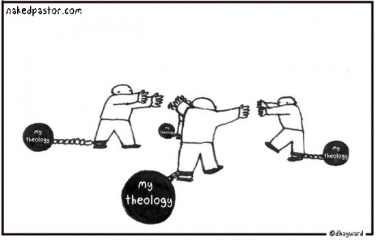 theology that divides cartoon by nakedpastor david hayward