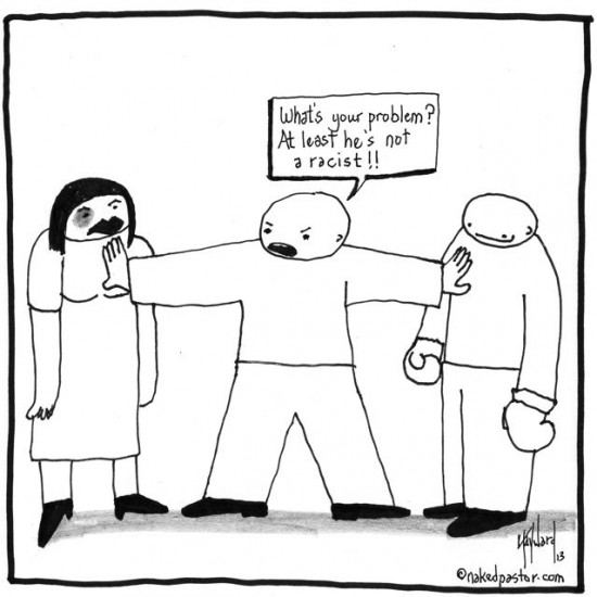 not a racist cartoon by nakedpastor david hayward