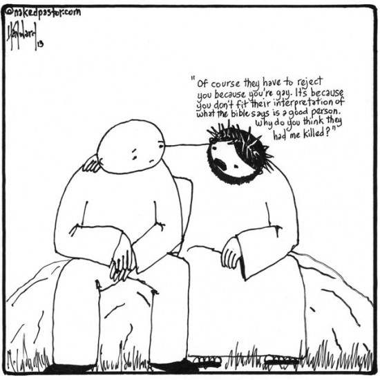 rejected because gay cartoon by nakedpastor david hayward