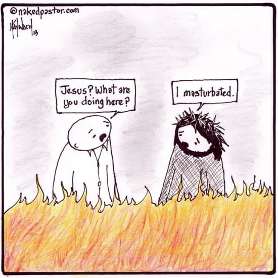 jesus masturbated cartoon by nakedpastor david hayward