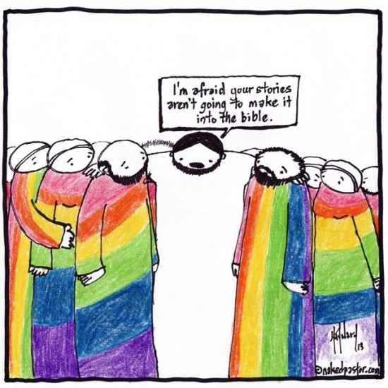 jesus prophesies to the lgbt community cartoon by nakedpastor david hayward