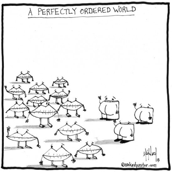 asses and kiss asses cartoon by nakedpastor david hayward