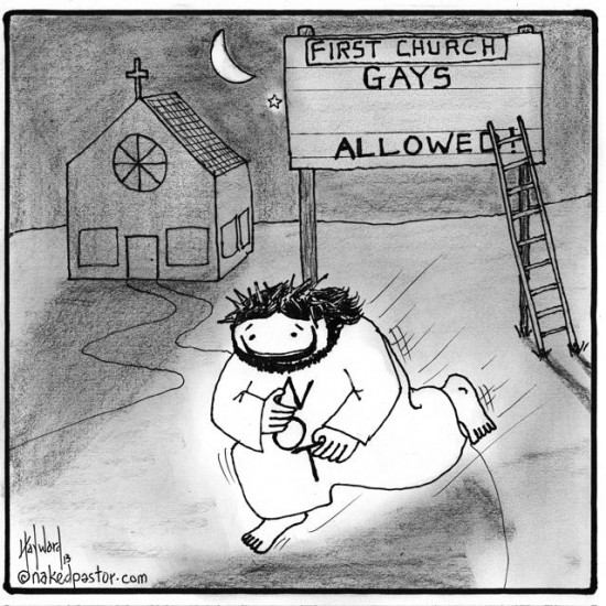 clandestine christ cartoon by nakedpastor david hayward