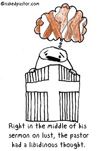 libidinous thought cartoon by nakedpastor david hayward