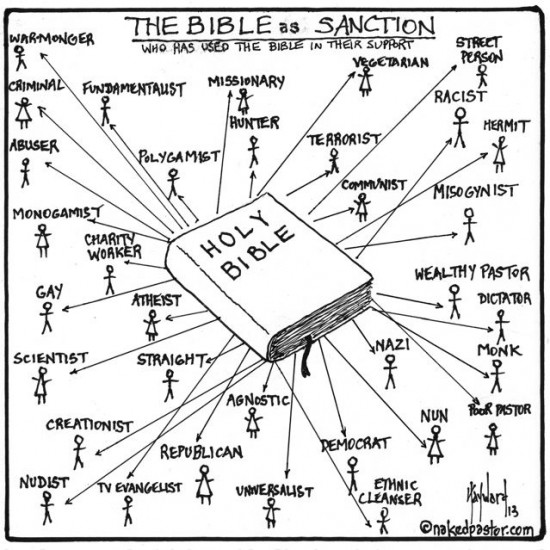 bible as sanction cartoon by nakedpastor david hayward