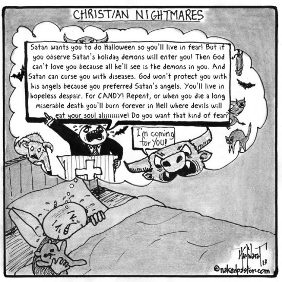 christian nightmares cartoon by nakedpastor david hayward
