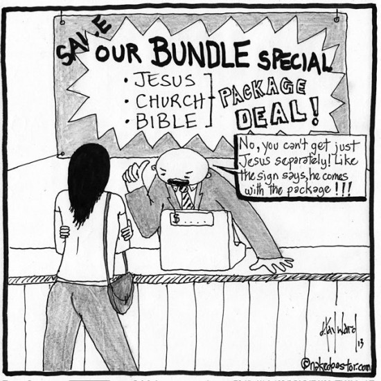 jesus bundle cartoon by nakedpastor david hayward